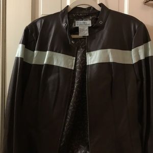 Bradley Bayou leather jacket size large